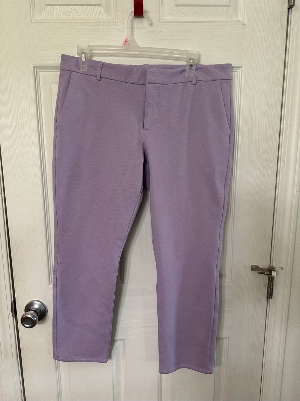 Kut from the Kloth Lavender Ankle Straight Leg Pants
